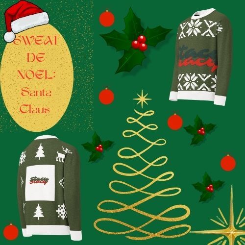 pull de Noël brochure